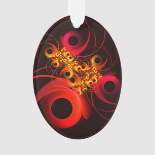 Farbige Kreise Modernes Abstraktes Kunstmuster #08 Ornament