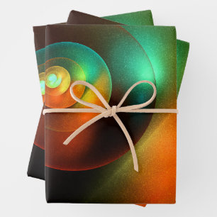 Farbige Kreise Modernes Abstraktes Kunstmuster #18 Geschenkpapier Set