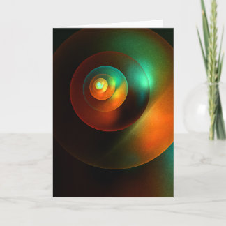 Farbige Kreise Modernes Abstraktes Kunstmuster #18 Karte
