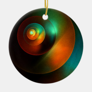 Farbige Kreise Modernes Abstraktes Kunstmuster #18 Keramik Ornament