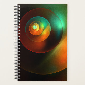Farbige Kreise Modernes Abstraktes Kunstmuster #18 Planer