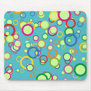 Farbige Kreise Mousepad