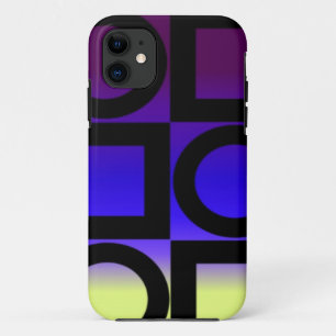 Farbige Kreise Quadrate Case-Mate iPhone Hülle