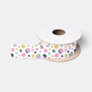 Farbige Kreise Satinband