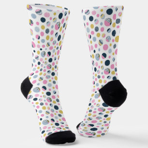 Farbige Kreise Socken