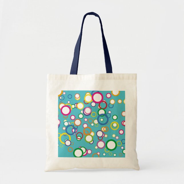 Farbige Kreise Tote Tasche (Vorne)
