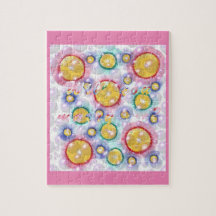 Farbige Kreise und Blasen, wirst du mich heiraten?