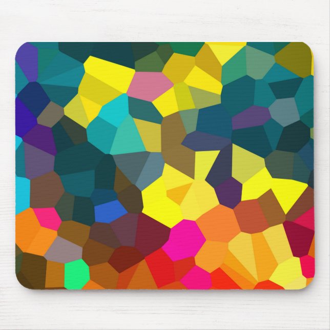 Farbige Kristalle Mousepad (Vorne)