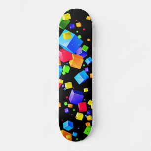 Farbige Kuben 2 Skateboard