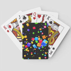 Farbige Kuben 2 Spielkarten