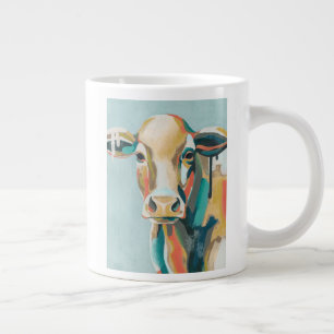 farbige Kuh Jumbo-Tasse