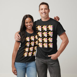farbige Kuh T-Shirt