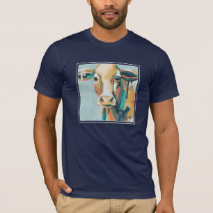 farbige Kuh T-Shirt