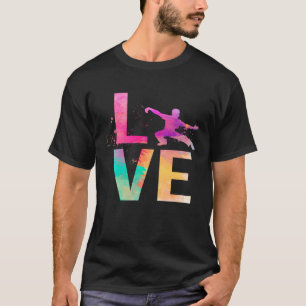 Farbige Kung Fu Mom Kung Fu T-Shirt