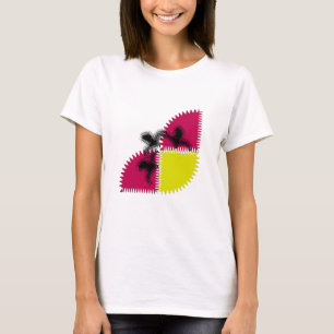 Farbige Kunst Schmetterling T-Shirt