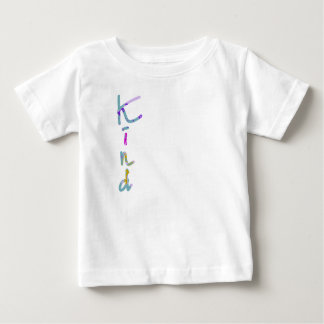 Farbige künstlerische KIND-Typografie Inspirierend Baby T-shirt