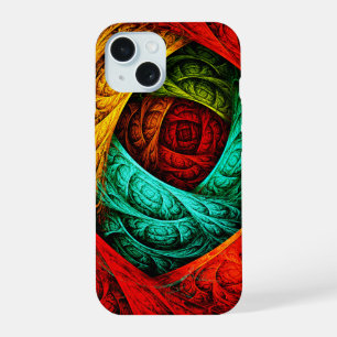 Farbige künstlerische moderne abstrakte Kunst Must iPhone 15 Hülle