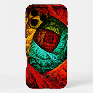 Farbige künstlerische moderne abstrakte Kunstmuste iPhone 16 Pro Max Hülle