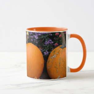 Farbige Kürbisschmuck Tasse