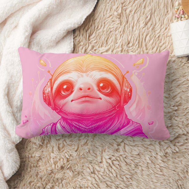 Farbige Lampen, Coole Streams 33 x 53 Lendenkissen (Decke)