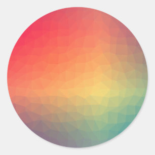 Farbige leere Vorlage trendy elegante moderne Klas Runder Aufkleber