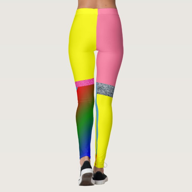 Farbige Leggings (Rückseite)