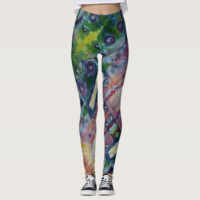Farbige Leggings (Vorderseite)