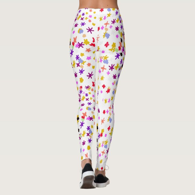 Farbige Leggings (Rückseite)