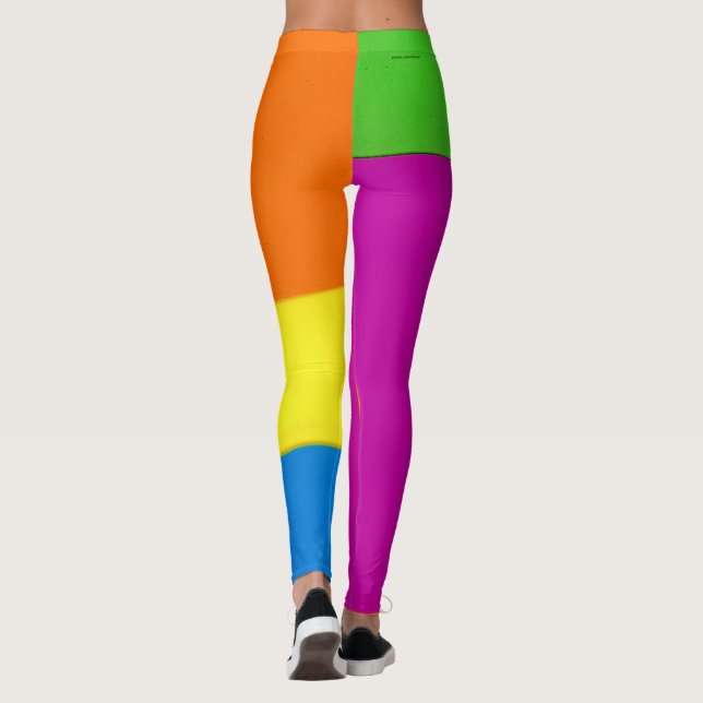 Farbige Leggings (Rückseite)