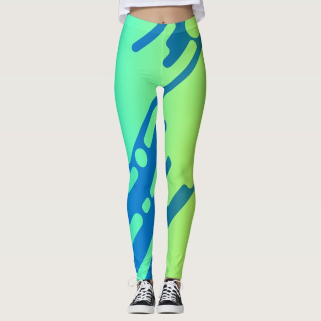 farbige Leggings für Mädchen (Vorderseite)