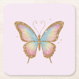 FARBIGE LEITUNGEN RECHTECKIGER PAPPUNTERSETZER