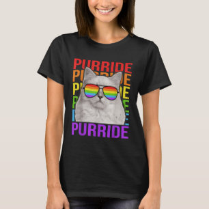 Farbige LGBT Purride Gay Pride Regenbogenflagge Q T-Shirt