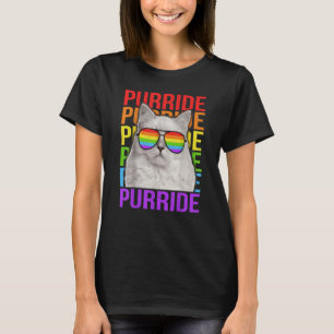 Farbige LGBT Purride Gay Pride Regenbogenflagge Q T-Shirt