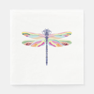 Farbige Libelle Serviette