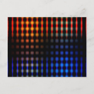 Farbige Lichter Postkarte