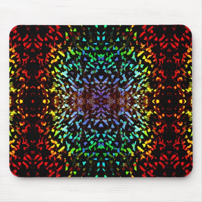 Farbige Lichtreflektionen Mousepad (Vorne)