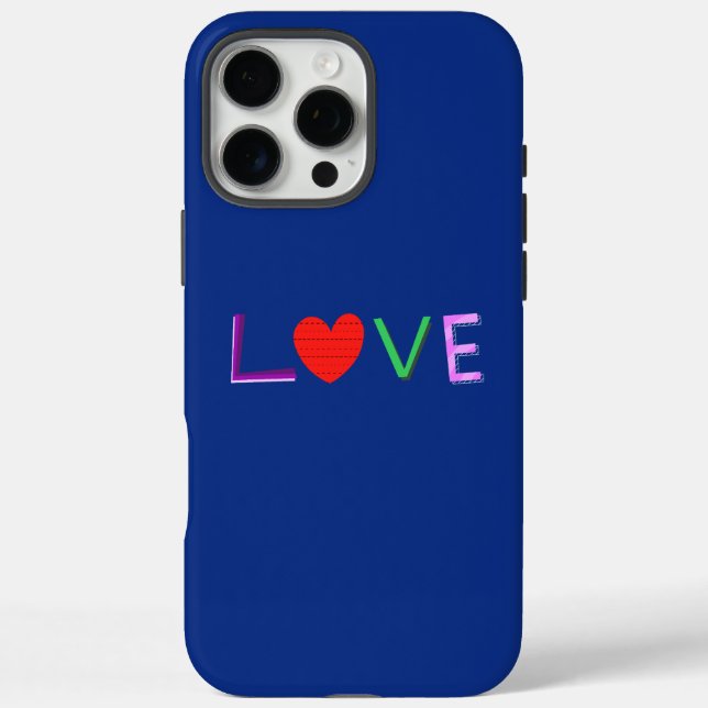 Farbige Liebe Case-Mate iPhone Hülle (Rückseite)