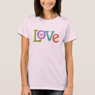 Farbige Liebe Shirts und Jacken