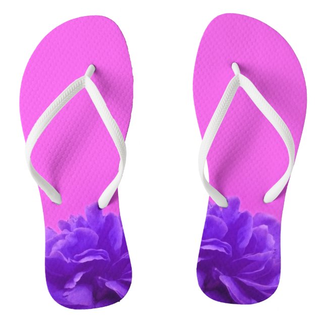 Farbige Lila Himbeere Flip Flops (Fußbett)