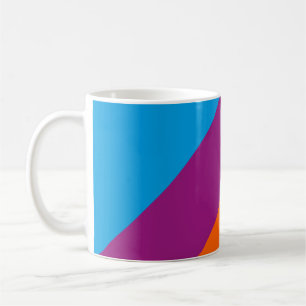 Farbige Linien Kaffeetasse