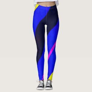 Farbige Linien Leggings