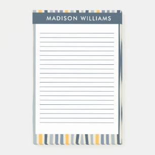 Farbige Linien Post-it Klebezettel