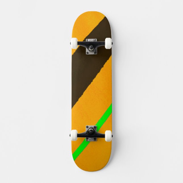 Farbige Linien Skateboard (Vorderseite)