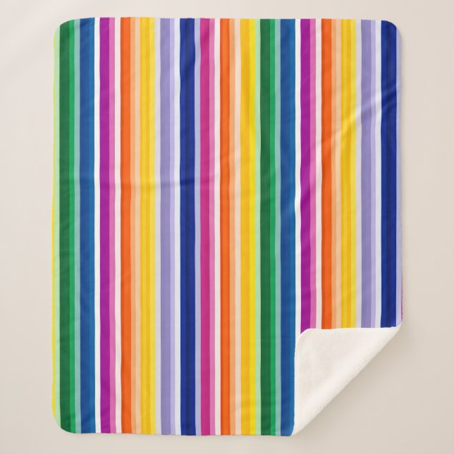 Farbige Linienführung Sherpadecke (Vorderseite)