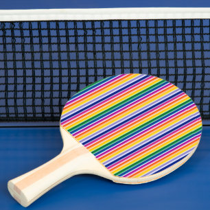 Farbige Linienführung Tischtennis Schläger