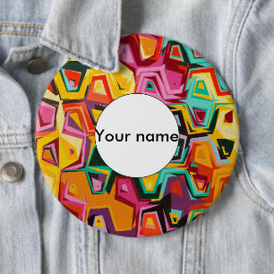 Farbige Lochstruktur Button