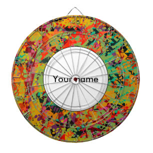 Farbige Lochstruktur Dartscheibe