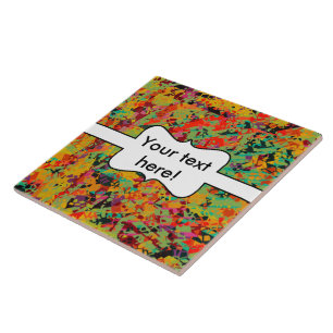 Farbige Lochstruktur Fliese