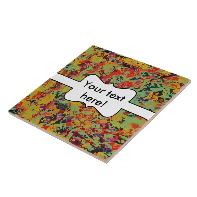 Farbige Lochstruktur Fliese (Seite)