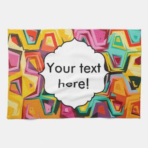 Farbige Lochstruktur Geschirrtuch